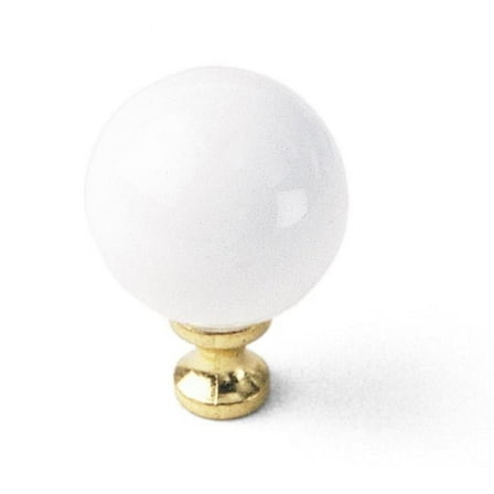 1.25 in. Ceramic Knob - White Ball