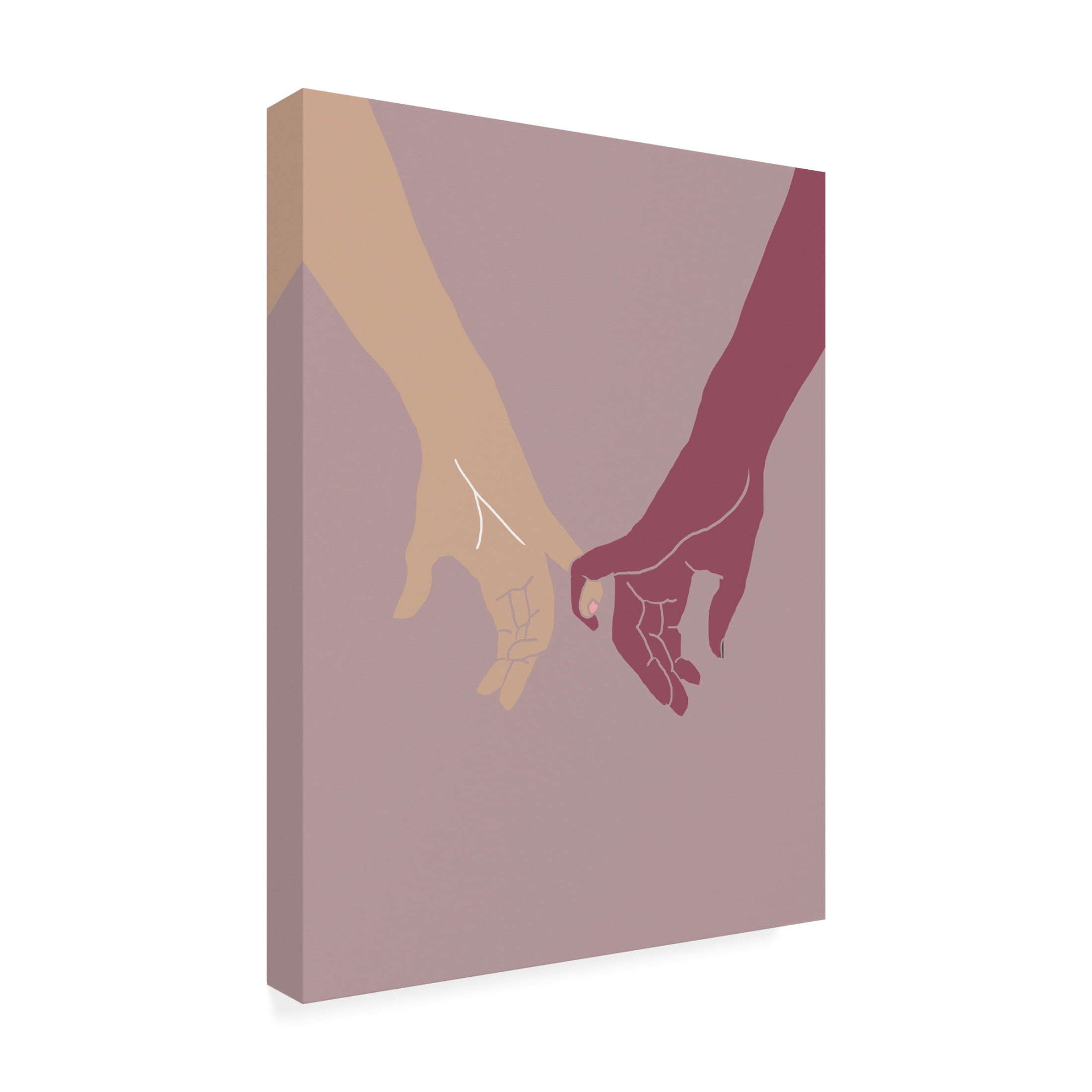 Trademark Fine Art Pictufy Studio II Holding Hands Canvas Wall Art