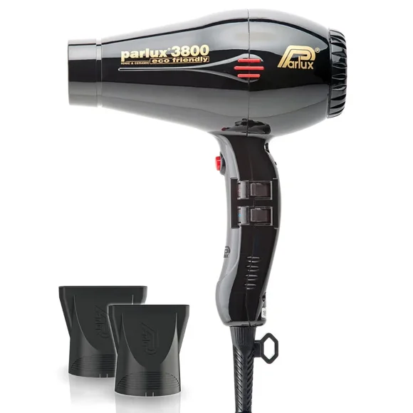 Parlux 3800 Séchoir à Cheveux Professionnel Original Ions Négatifs Air Chaud et Froid Soins Capillaires Séchoir à Cheveux Puissant Parlux 3800 Séchoir à Cheveux