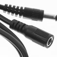 thumbnail image 3 of HAMPPLIES 2Ud Cable De Extensión Para Fuente De Dc Con Conectores Macho Y En Color Negro, 3 of 6