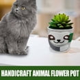 thumbnail image 3 of Vegetable Potato Strawberry Planter Planting Bag Mini Cute Cartoon Animal Shape Vase 3 Packs Garden Growing Tree Pots, 3 of 19
