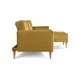 thumbnail image 4 of Sala Modular Reversible Makora Tyson Con Memory Foam, Color Mostaza, Lino Respaldo Reclinable De 3 posiciones., 4 of 10