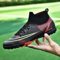 thumbnail image 3 of Botas de fútbol profesionales para hombre, botines de entrenamiento para deportes al aire libre, ultraligeros, césped, Futsal, de alta calidad, cómodos, 3 of 4