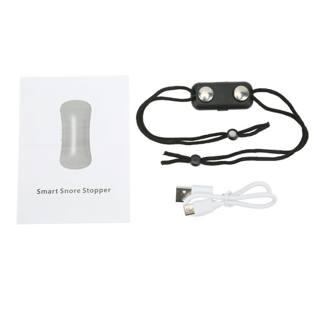Dispositivo eléctrico para ronquidos, 5 engranajes, Mini microcorriente, dispositivo inteligente de ayuda para dormir con pulso de vibración automática