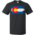 thumbnail image 3 of Inktastic Colorado Flag Distressed Look T-Shirt, 3 of 5