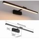 thumbnail image 2 of 12w Led Bathroom Mirror Light 50cm,ip44,180 Rotatable,warm White 3000k,black, 2 of 5