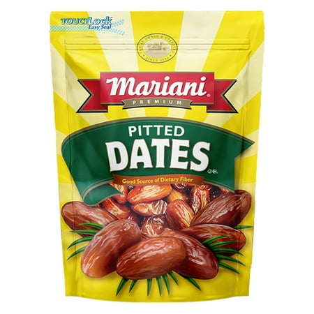 Mariani Dried Fruit, No Sugar Added, Pitted Dates, 40oz Bag