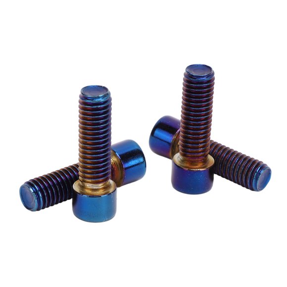 Handlebar Fixing Screw 4 Pack M8 X 32mm Motorcycle Handlebar Bolt High Hardness Stainless Steel Anodized Stem Bolts Replacement for Aprilia SR GT200 GT125