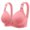 Pink#front closure bras for women, variant on nerohusy Womens Lace Bralette,Womens Daisy Bra Front Closure Sports Bras Beauty Back Full Coverage Comfort Easy Close Bra Front Buckle Corset,Pink,XXL