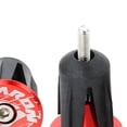 thumbnail image 3 of 2 unids/pack tapones para los extremos de ciclo-seguridad de del extremo del manilr de bicicleta, ajuste Universal para - Rojo Macarena Tapones de extremo de barra, 3 of 5