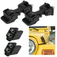 thumbnail image 4 of ECCPP Led Light Bar Mounting Brackets 2 pcs Hood Led Work Light Bar Mount Bracket Clamp Holder for Jeep 1984-2001 XJ for Cherokee 4WD/2WD, 1986-1992 Comanche MJ 4WD/2WD Installed No Need Drilling., 4 of 5