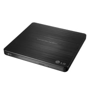LG GP60NB50 Super Multi - Disk drive - DVD RW ( R DL) / DVD-RAM - 8x/6x/5x - USB 2.0 - external - black