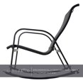 thumbnail image 4 of Grand patio Outdoor Mesh Sling Rocking Chair, Steel Rocker Chair Seating Outside for Front Porch, Garden, Patio, Backyard (Black&Grey Plaid 1PC), 4 of 6