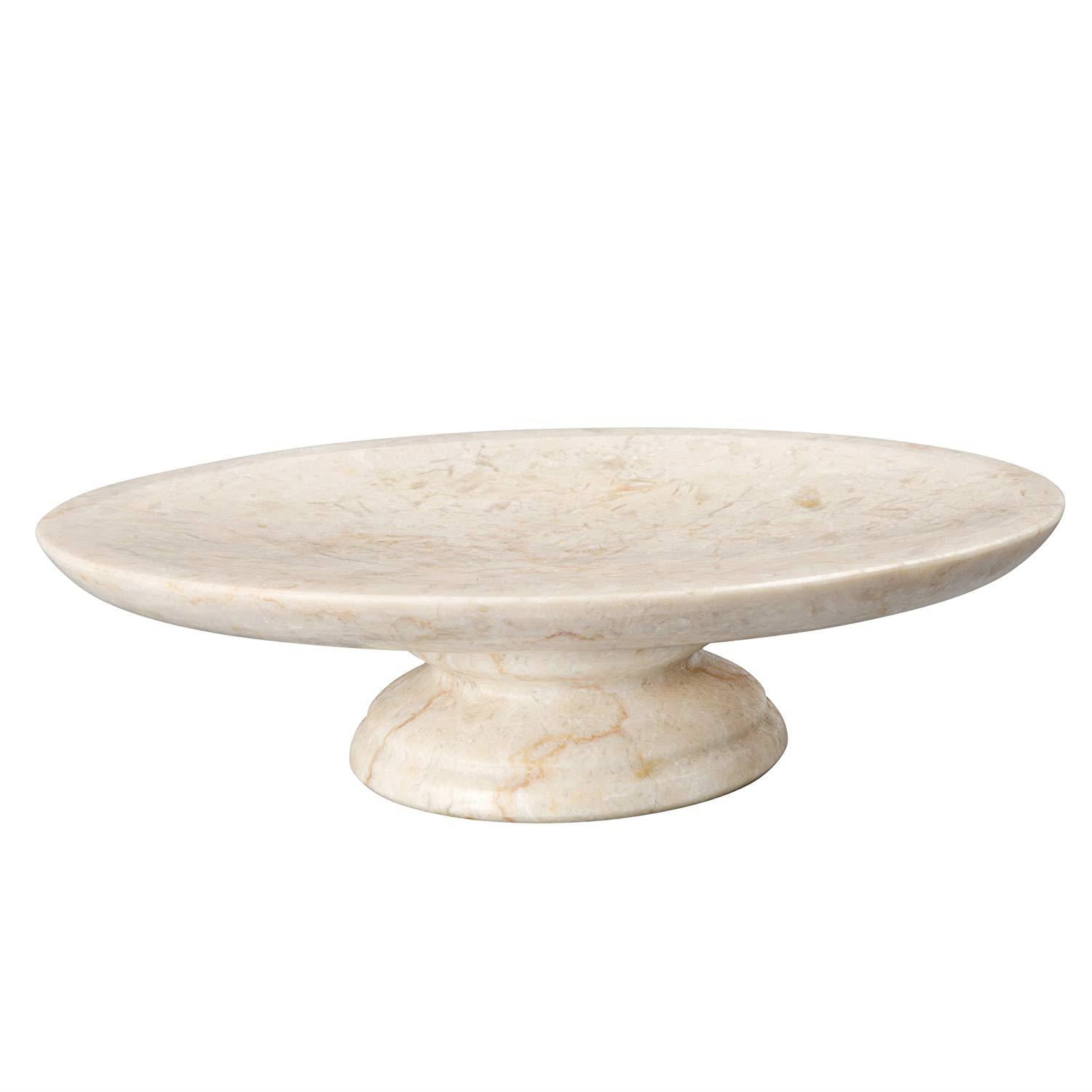 Creative Home Pedestal Champagne Marble Soap Dish (Oval)