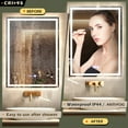 thumbnail image 5 of KWW 24 x 32 inch LED Bathroom Vanity Mirror with Motion Sensor, Anti-Fog Dimmable Lights, 5 of 7