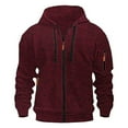 thumbnail image 1 of pstuiky camisa de manga larga para hombre, Sudadera deportiva de manga larga con capucha y bolsillos múltiples para hombre, estilo cargo, informal, para entrenamiento l, 1 of 4
