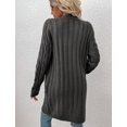 thumbnail image 4 of LAICAIW Womens Cardigan Long Sleeve Cable Knit Sweater Open Front Loose Outwear with Pocket, 4 of 5