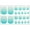 ZXJ0166, variant on Cats Eye Toenail Wraps Waterproof Full Toenail Stickers False Toenails Tips Self-Adhesive Toenail Stickers for Women