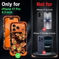 thumbnail image 2 of Funda Miqala para iPhone 17 Pro con diseño luminoso naranja que brilla en la oscuridad, 2 of 8