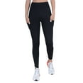 thumbnail image 4 of Yelete Women's High Waist Mesh Leggings with Moto Pockets, Black S, 4 of 4