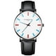 thumbnail image 2 of Reloj de cuarzo para hombre, relojes de moda para hombre, sencillo, negro, blanco, correa de cuero hueca, reloj mecánico, reloj de pulsera, reloj de cuarzo, 2 of 2