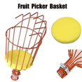thumbnail image 4 of Panier de Ramassage de Fruits Outil de Récolte Fournitures de Jardinage en Métal, 4 of 6