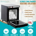 thumbnail image 4 of Stainless Finish Towel Warmer - 2 - in - 1 Electric Cabinet for Spa, Salon, Gym & Home Use, 4 of 15