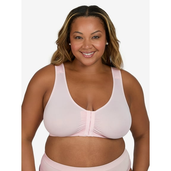Leading Lady, The Laurel, Unpadded Wireless Bra, Cooling Fabric, Front Close Bra, Seamless, Light Support, Comfort Bra, Padded Straps (Women's & Women's Plus)