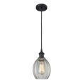 thumbnail image 3 of 516-1P-BK-G82-Innovations Lighting-Eaton - 1 Light Cord Hung Mini Pendant In Industrial Style-9.5 Inches Tall and 6 Inches Wide-Matte Black, 3 of 7