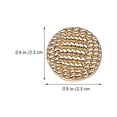 thumbnail image 2 of unbranded 20Ud Botones Dorados De Metal Para Coser Con Europeo Para Ropa Y Manualidades, 2 of 5
