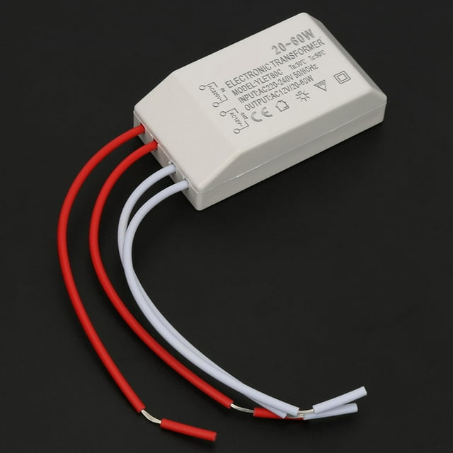 Voltage Converter,220V to AC 12V Vto V Electronic Transformer Electronic Transformer Power Supply Driver Convenient Use