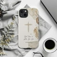 thumbnail image 6 of Jeremiah 29:11 Phone Case, Minimalist Christian Cross Watercolor God Has a Plan Cover for iPhone 17 16 15 14 13 12 11 Plus Pro Max Mini, 6 of 6
