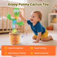 thumbnail image 4 of Juguete de cactus parlante TWORIVER que baila y canta con 120 canciones, 4 of 8