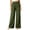 Army Green, variant on Olyvenn Women's Solid Color Loose Casual Pants, Elastic Waist, Long Trousers with Pockets Beige S
