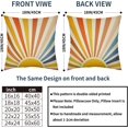 thumbnail image 4 of Boho Rainbow Sun Classroom Pillow Covers 20x20 Set of 2 Preppy Print Decorative Throw Pillows Outdoor Pillowcases Linen Cushion Case Decor for Couch Sofa Kids Room Inspirational Reading Nook, 4 of 6