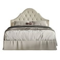 thumbnail image 3 of HMD Isabella Full Tufted Upholstered Panel Bed, Warm Gray, 3 of 5