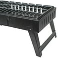 thumbnail image 4 of Million Future Home Open Charcoal Barbeque Grill for Home Obsidian Black Free Standing, 4 of 5
