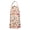 Red Mushroom Insect, variant on Colorful Mushroom Star Black Pattern Apron-Garden Aprons for Women with Pockets-Cotton Linen Waterproof Kitchen Cooking Gardening Aprons Adjustable for Kitchen,Cooking,BBQ and Salon 33x27 Inch