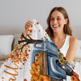 thumbnail image 3 of Thanksgiving Fall Fleece Throw Blanket for Couch, Truck Pumpkin Maple Tree Wood Grain Microfiber Flannel Blanket for All Season, Lightweight Soft Throw Blankets for Bedroom, Living Room, 60"x80", 3 of 6