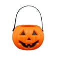 thumbnail image 1 of Linternas de calabaza portátiles de Halloween Barril de Halloween Tarro de caramelo Linterna LED Accesorios de luz Suministros de fiesta para niños, 1 of 5