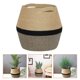 thumbnail image 2 of Woven Storage Basket Jute Rope Plant Basket Closet Baskets Shelf Storage Basket Sundry Basket Cotton Rope Plant Basket, 2 of 2