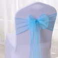 thumbnail image 7 of Organza Chair Bows Sashes for Weddings, Parties, Birthdays, Banquets, Tie Ribbon Chair Cover for Hotel & Events, 7 of 7