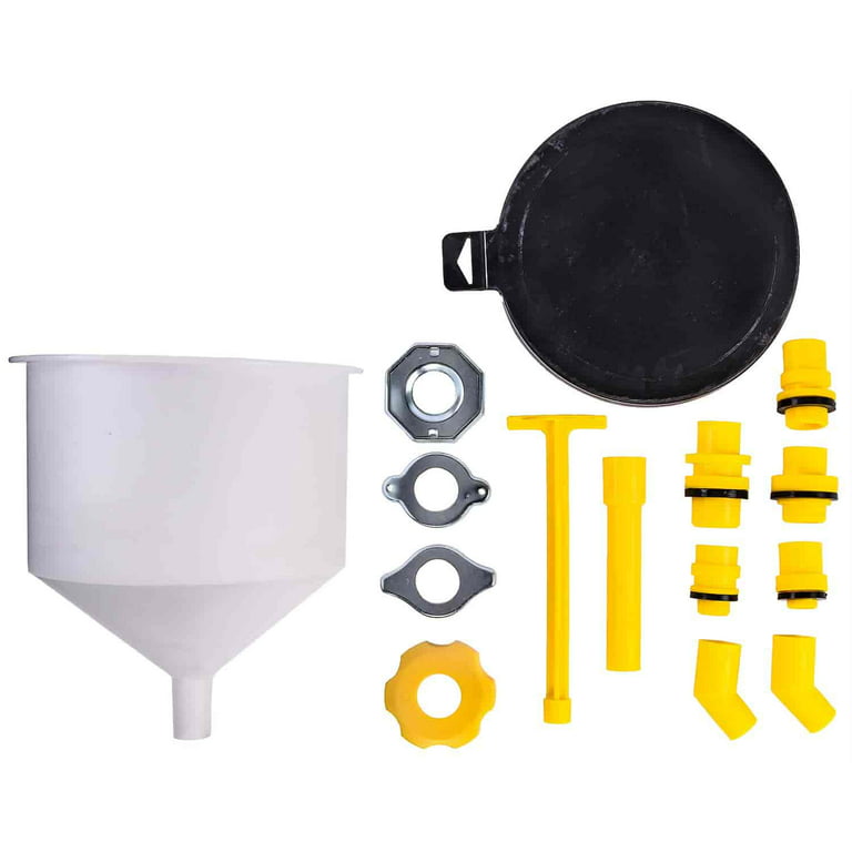 JEGS 51220 No Spill Coolant Filling Funnel Kit Prevents Spills & Trapped  Air 