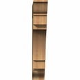 thumbnail image 2 of Ekena Millwork 6"W x 32"D x 36"H Merced Traditional Rough Sawn Bracket, Western Red Cedar, 2 of 13