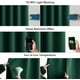 thumbnail image 5 of Cortinas MIULEE Christmas Hunter Green Blackout, 274 x 132 cm, 2 paneles, 5 of 9