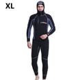 thumbnail image 2 of Tamaño de trajes de traje de baño con capucha dividida Protección UV con cremallera lateral Traje de surf para buceo Natación Snorkeling Scuba Surfing Surfing XL 5mm sidaley OD003703-04, 2 of 7