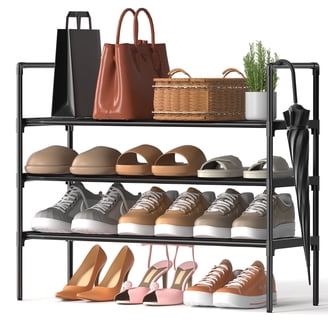 Whitmor 3-Tier Revolving 18 Pair Shoe Tree Storage Shoe Rack