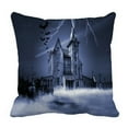 thumbnail image 1 of EREHome Abandoned Haunted House Halloween Holiday Pillow Case Cover Set 18x18 Inch, 1 of 1