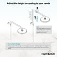 thumbnail image 6 of Matte Black Rain Shower System Set 2 Cross Knobs Mixing 8 Inch Rainfall Shower Head with Handheld Spray Bathroom Shower Faucet Wall Mounted, 6 of 7