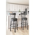 thumbnail image 2 of Signature Design by Ashley Casual Valebeck Bar Height Bar Stool, Black, 2 of 8